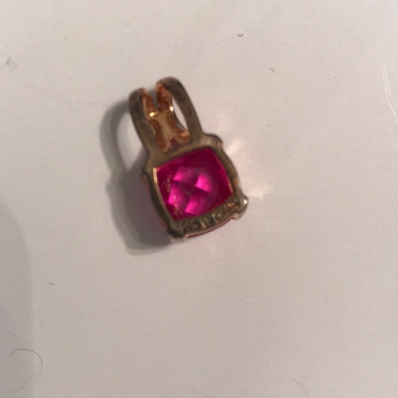 Ross Simons Pink rubellite earring, necklace, ring set - Picture 4 of 7